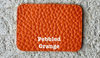 Handcrafted Full Grain Pebbled Leather Rainbow Crescent Shoulder Bag