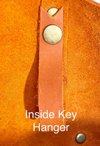 Full Grain Real Leather Authentic Cross-Body Rust Orange Leather Classic Tote Bags-Small-Medium-Large-Extra Large