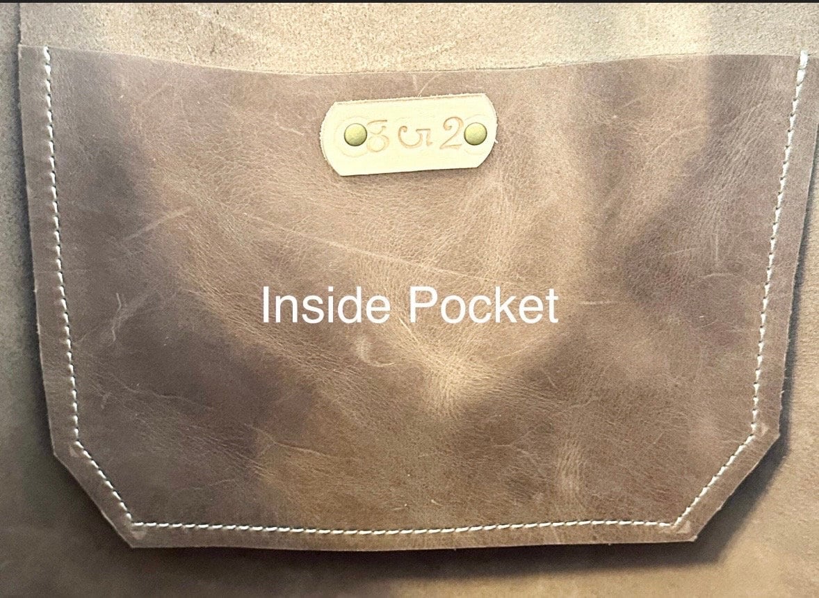 Full Grain Real Leather Authentic Zipper Chocolate Leather Tote Bags-Small-Medium-Large-Extra Large