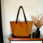 Full Grain Authentic Real Leather Cross-Body Pebbled Saddle Leather Classic Tote Bags-Small-Medium-Large-Extra Large