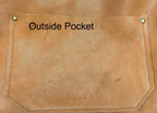 Full Grain Authentic Real Leather Cross-Body Pebbled Saddle Leather Classic Tote Bags-Small-Medium-Large-Extra Large
