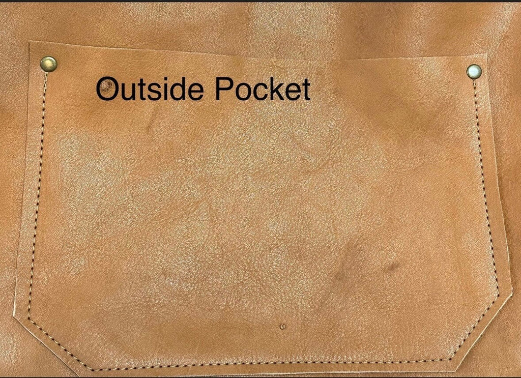 Full Grain Real Leather Zipper Pebbled Saddle Leather Tote Bags-Small-Medium-Large-Extra Large