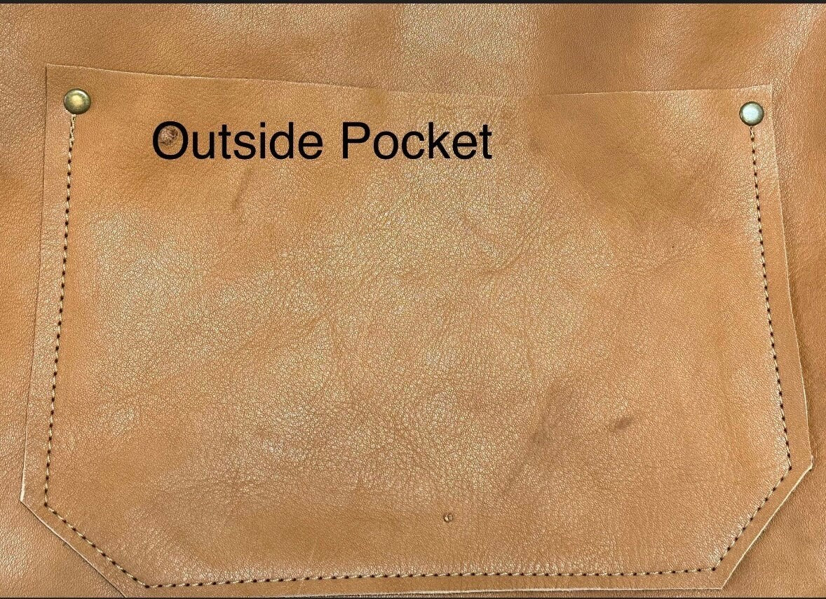 Full Grain Real Leather Zipper Pebbled Saddle Leather Tote Bags-Small-Medium-Large-Extra Large