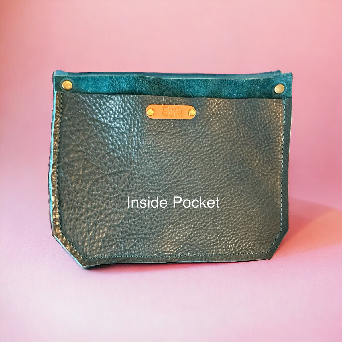 Full Grain Real Leather Dark Teal Leather Classic Tote Bags-Small-Medium-Large-Extra Large