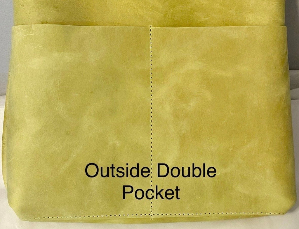 Full Grain Real Leather Authentic Peridot Green Super Stevie Crossbody or Shoulder Bag Purse