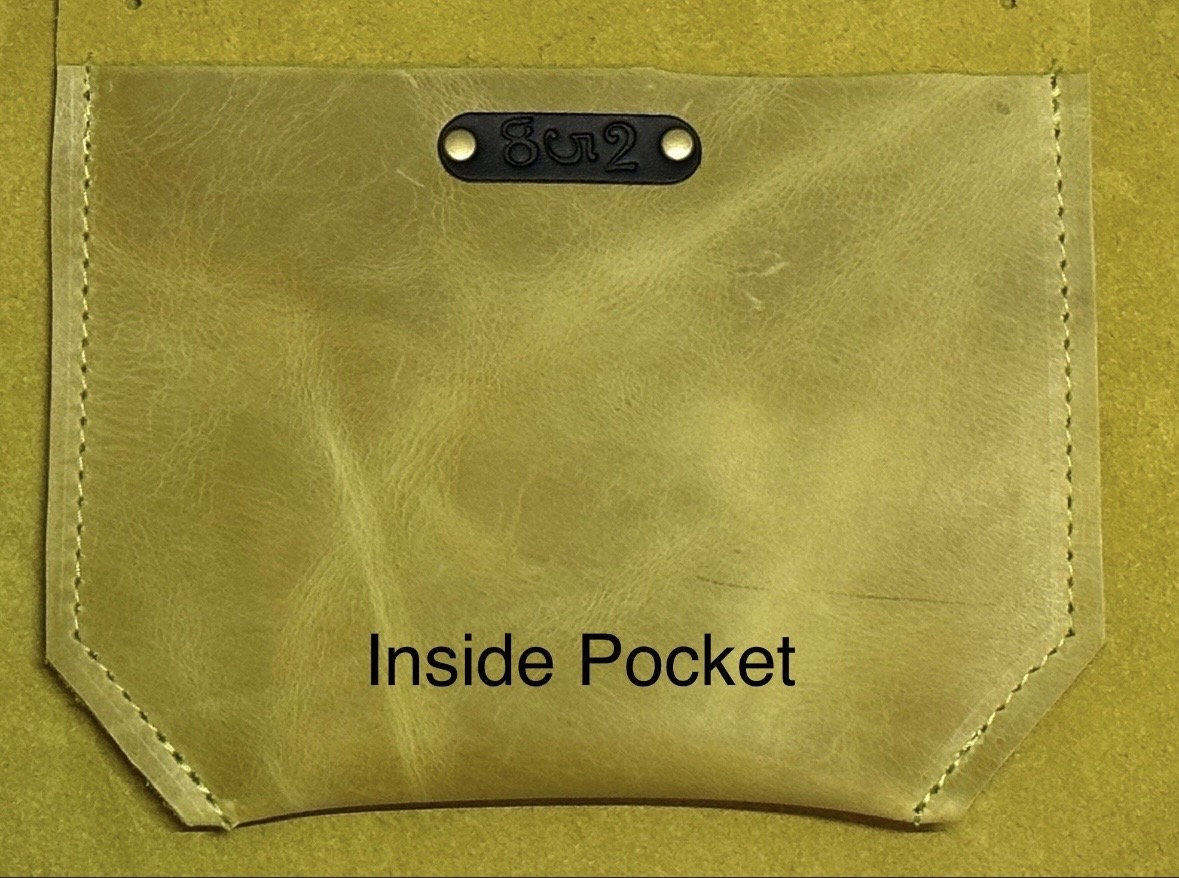 Full Grain Real Leather Authentic Peridot Green Super Stevie Crossbody or Shoulder Bag Purse