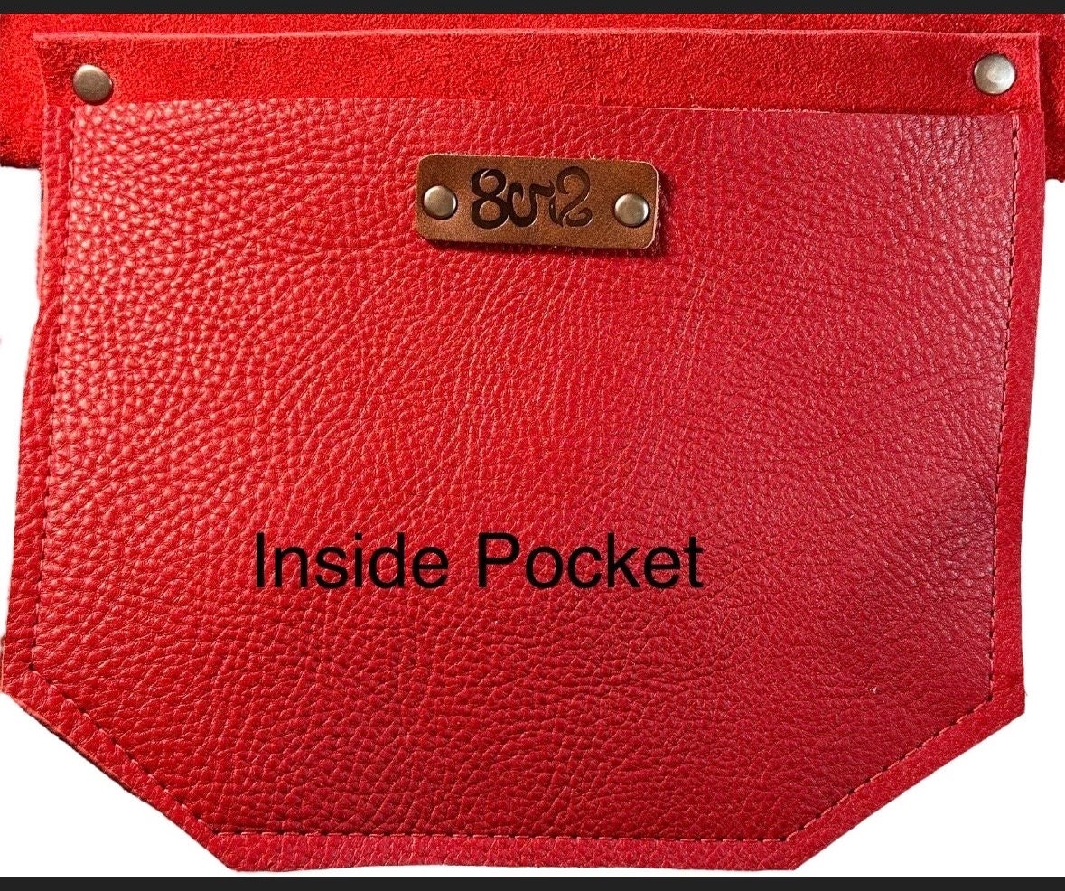 Full Grain Real Leather Authentic Cross-Body Red Tomato Leather Classic Tote Bags-Small-Medium-Large-Extra Large