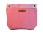 Full Grain Real Leather Flamingo Super Stevie Crossbody or Shoulder Bag Purse