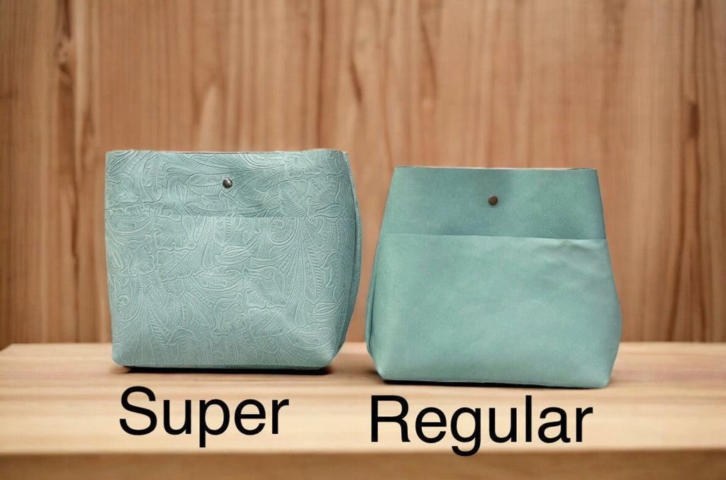 Full Grain Real Leather Authentic Magnetic Blue Super Stevie Crossbody or Shoulder Bag Purse