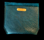 Full Grain Real Leather Dark Teal RokStar Crossbody or Shoulder Bag Purse