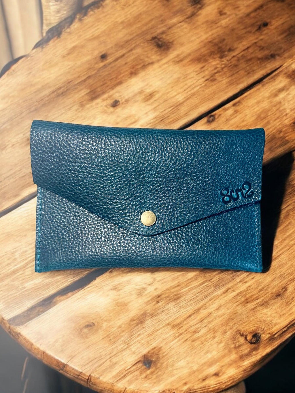 Full Grain Authentic Leather Small Envelope Pouch