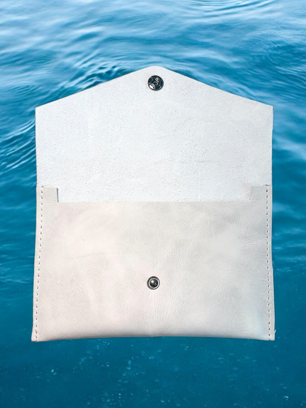 Full Grain Authentic Leather Large Envelope Pouch