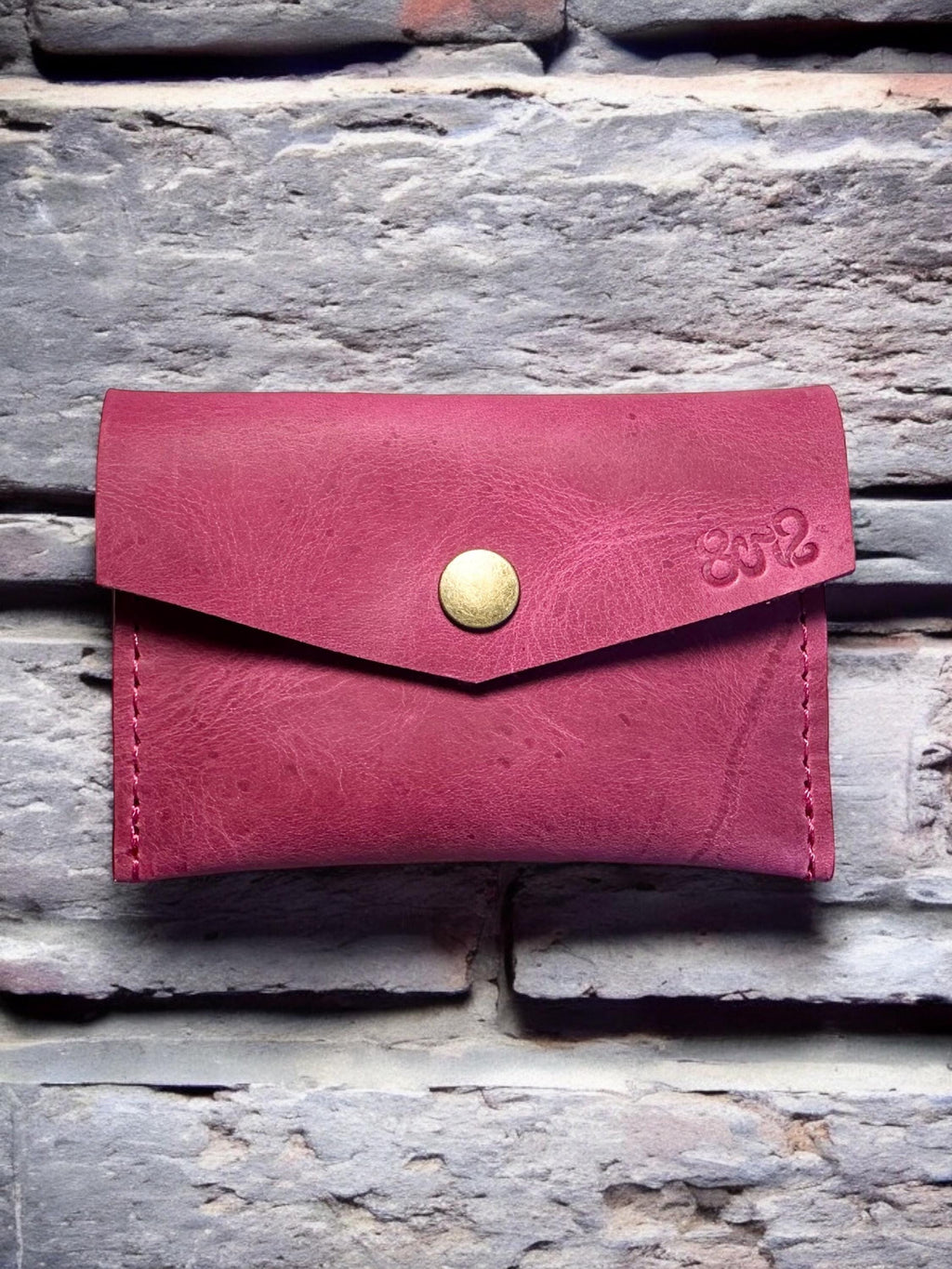 Full Grain Authentic Leather Small Envelope Pouch
