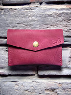 Full Grain Authentic Leather Small Envelope Pouch