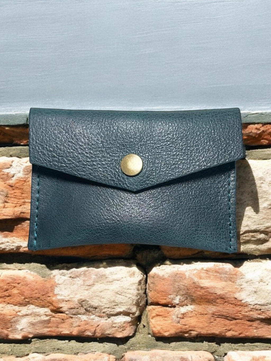 Full Grain Authentic Leather Small Envelope Pouch