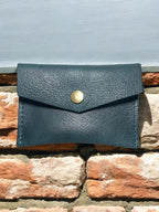 Full Grain Authentic Leather Small Envelope Pouch