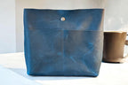 Full Grain Real Leather Authentic Rushmore Navy Super Stevie Crossbody or Shoulder Bag Purse