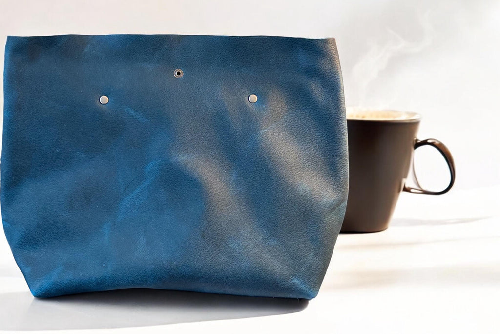 Full Grain Real Leather Authentic Rushmore Navy Super Stevie Crossbody or Shoulder Bag Purse