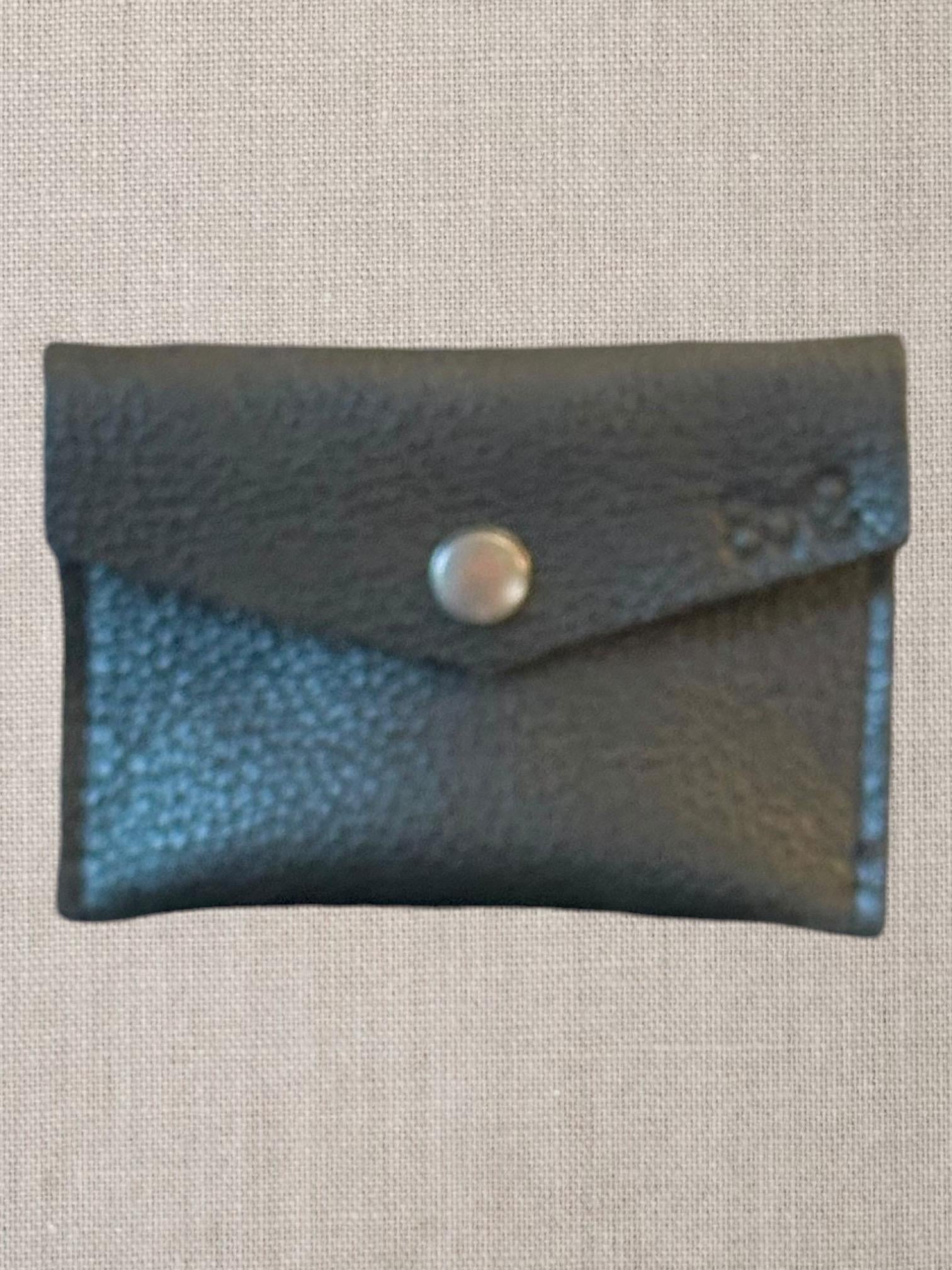 Full Grain Authentic Leather Small Envelope Pouch