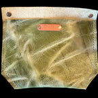 Full Grain Authentic Real Leather Leaf Super Stevie Crossbody or Shoulder Bag Purse