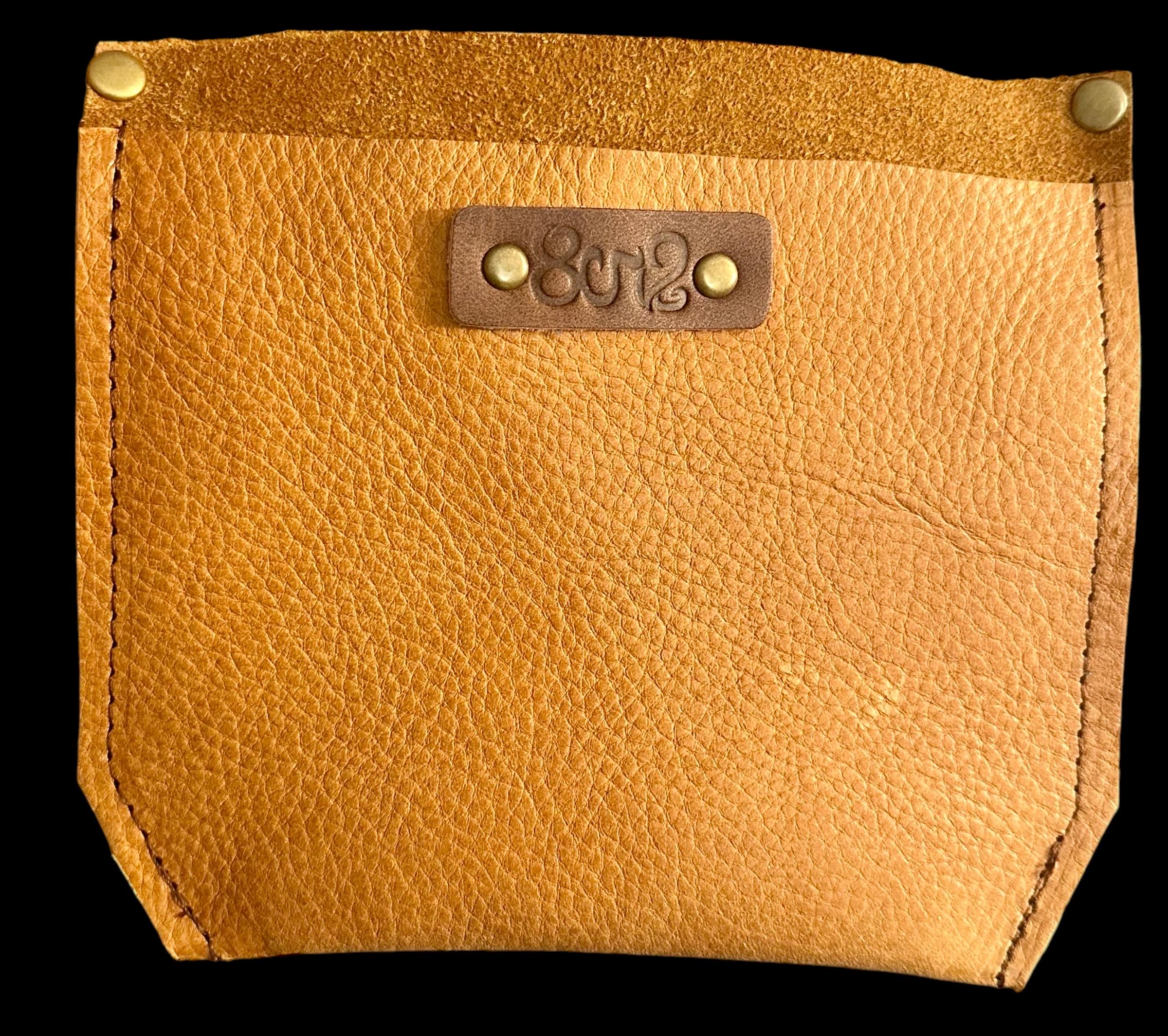 Full Grain Real Leather Authentic Saddle RokStar Crossbody or Shoulder Bag Purse
