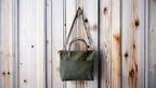 Full Grain Real Leather Zipper Pebbled Olive Super Stevie Crossbody or Shoulder Bag Purse