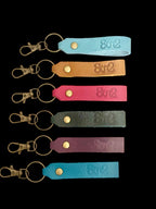 Full Grain Authentic Leather Simple Keychain