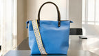 Full Grain Teal Leather Zipper Pool Blue Super Stevie Crossbody or Shoulder Bag Purse