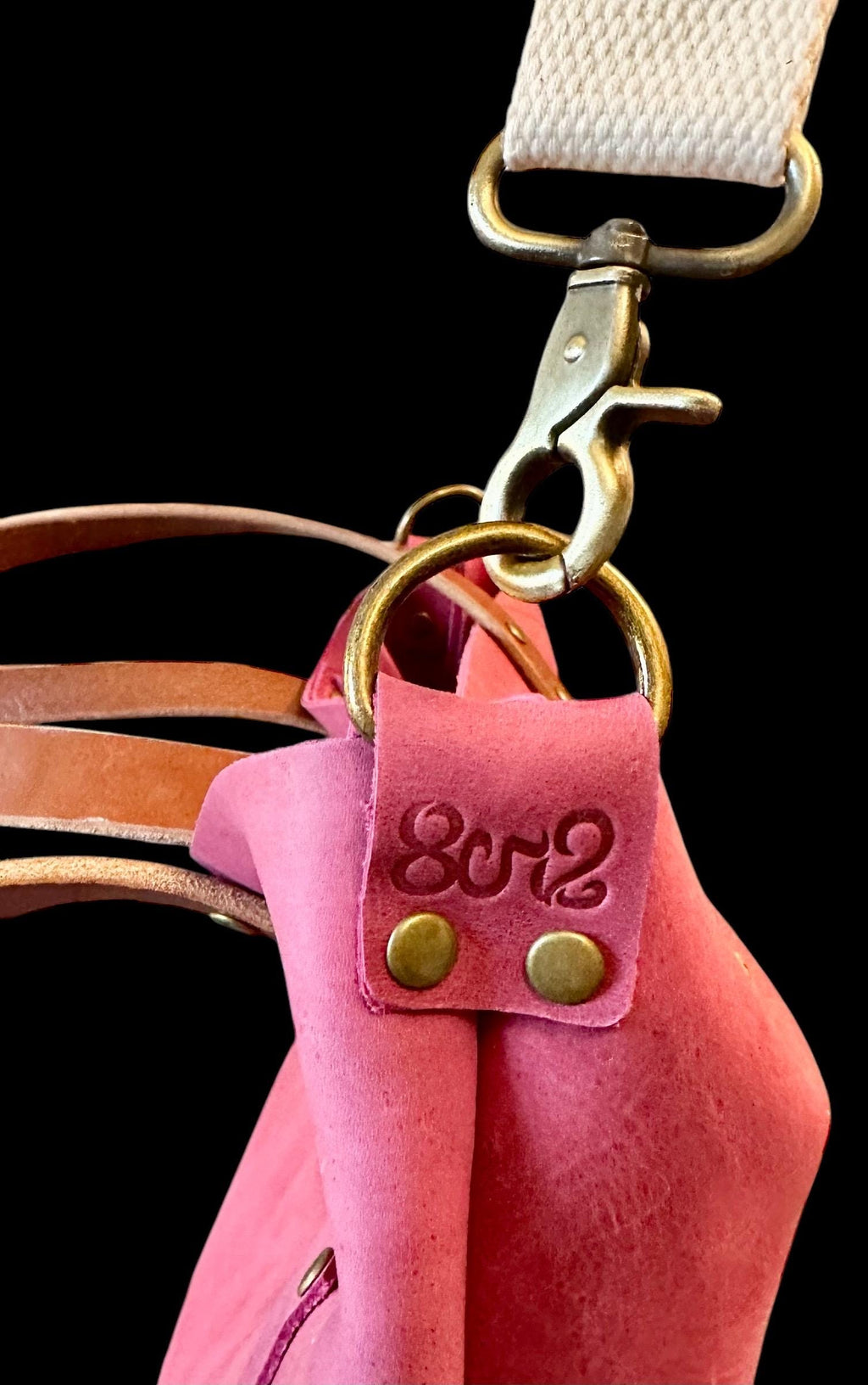 Full Grain Real Leather Authentic Cross-Body Magnetic Pink Leather Classic Tote Bags-Small-Medium-Large-Extra Large
