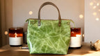 Full Grain Real Leather Zipper Leaf Super Stevie Crossbody or Shoulder Bag Purse