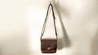 Full Grain Real Leather Authentic Brown Dog Rae Crossbody or Shoulder Bag Purse
