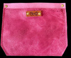 Full Grain Real Leather Pink Dog Leather Classic Tote Bags-Small-Medium-Large-Extra Large