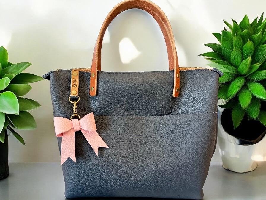 Full Grain Real Leather Zipper Pebbled Navy Super Stevie Crossbody or Shoulder Bag Purse