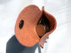 Real Genuine Authentic Leather Hazel Coin Pouch