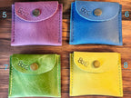 Real Genuine Authentic Leather Hazel Coin Pouch