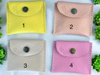 Real Genuine Authentic Pebbled Leather Hazel Coin Pouch