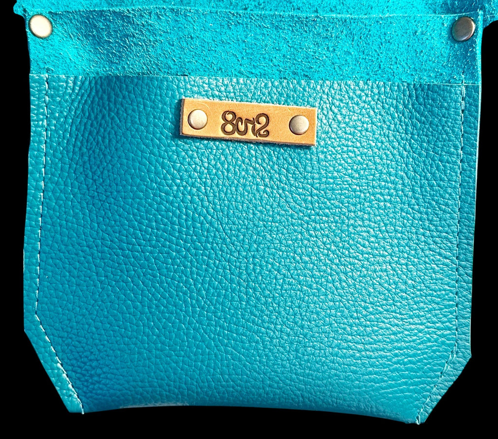 Full Grain Real Leather Zipper Pebbled Aruba Super Stevie Crossbody or Shoulder Bag Purse