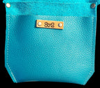 Full Grain Real Leather Zipper Pebbled Aruba Super Stevie Crossbody or Shoulder Bag Purse