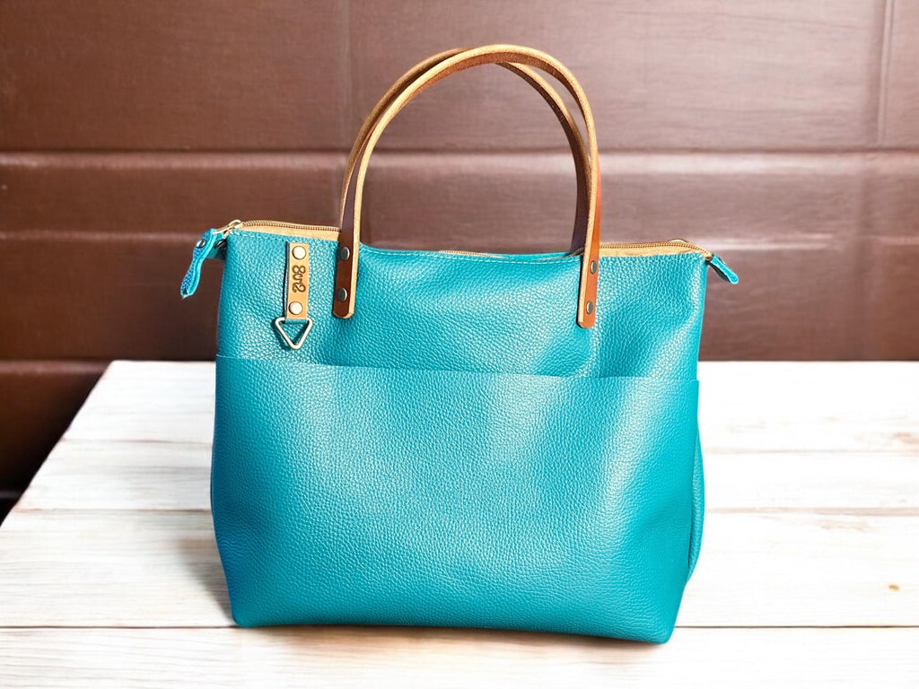 Full Grain Real Leather Zipper Pebbled Aruba Super Stevie Crossbody or Shoulder Bag Purse
