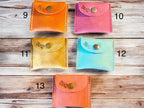 Real Genuine Authentic Leather Hazel Coin Pouch