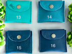 Real Genuine Authentic Pebbled Leather Hazel Coin Pouch