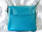 Full Grain Leather Zipper Aruba Boho Crossbody Bag Shoulder Purse - Large