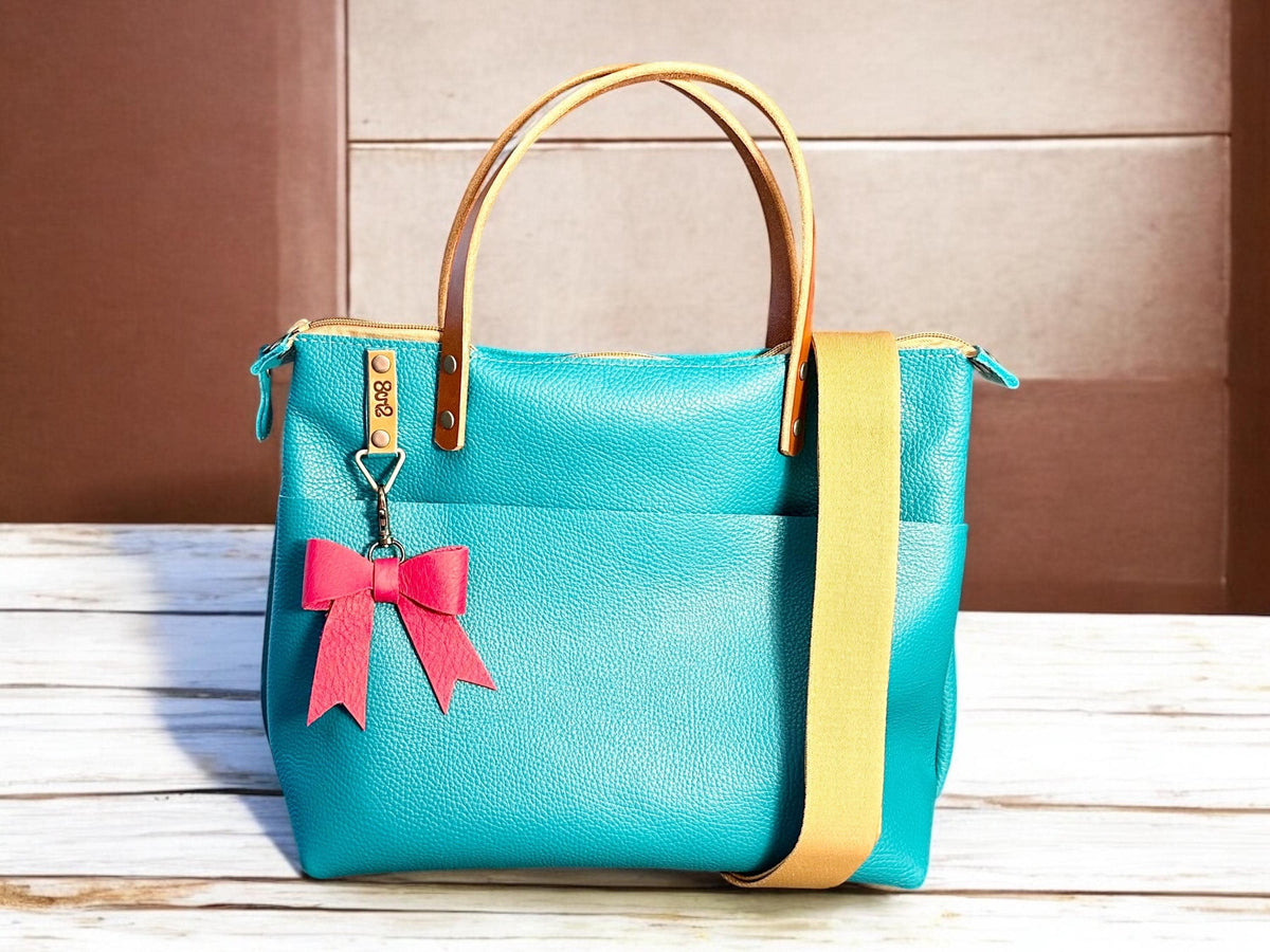 Full Grain Real Leather Zipper Pebbled Aruba Super Stevie Crossbody or Shoulder Bag Purse