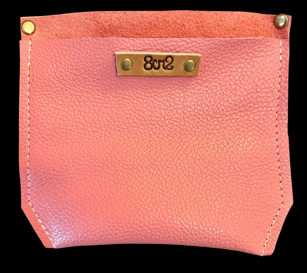 Full Grain Leather Zipper Pebbled Blush Pink Super Stevie Crossbody or Shoulder Bag Purse