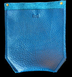 Full Grain Real Leather Blue Dog Hartlee Crossbody or Shoulder Bag Purse