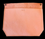 Full Grain Real Leather Authentic Pebbled Salmon Leather Classic Tote Bags-Small-Medium-Large-Extra Large
