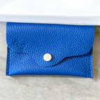 Genuine Authentic Real Leather Trudy Wallet Pouch Red, White & Blue USA 4th of July