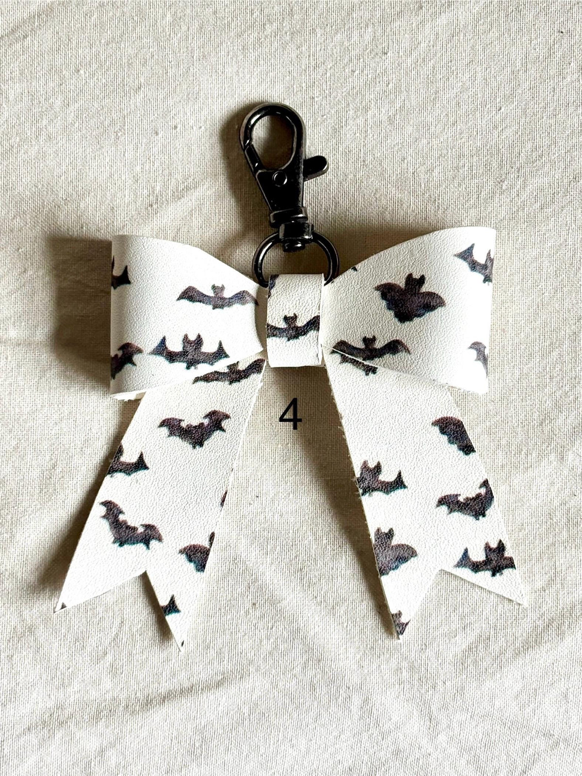 Real Leather Holiday Leather Bow -Tote Bag, Tassel, Halloween, Ghost, Witch, Bat, Spider, Pumpkin,