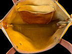 Full Grain Real Leather Zipper Saddle Super Stevie Crossbody or Shoulder Bag Purse