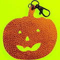 Full Grain Leather Halloween Charm, Ghost, Witch, Pumpkin Bag Bling
